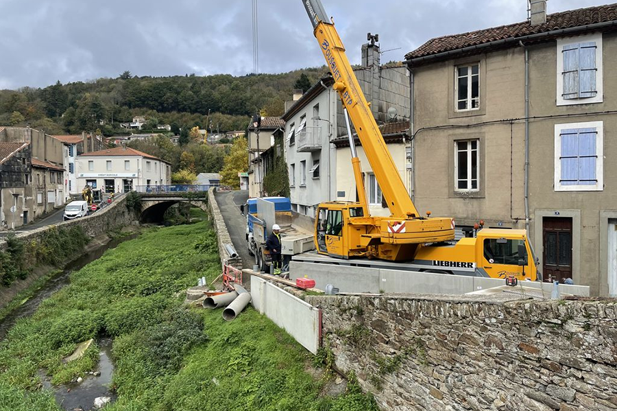 Réhabilitation du réseau de transfert des eaux usées à Labastide-Rouairoux (81)