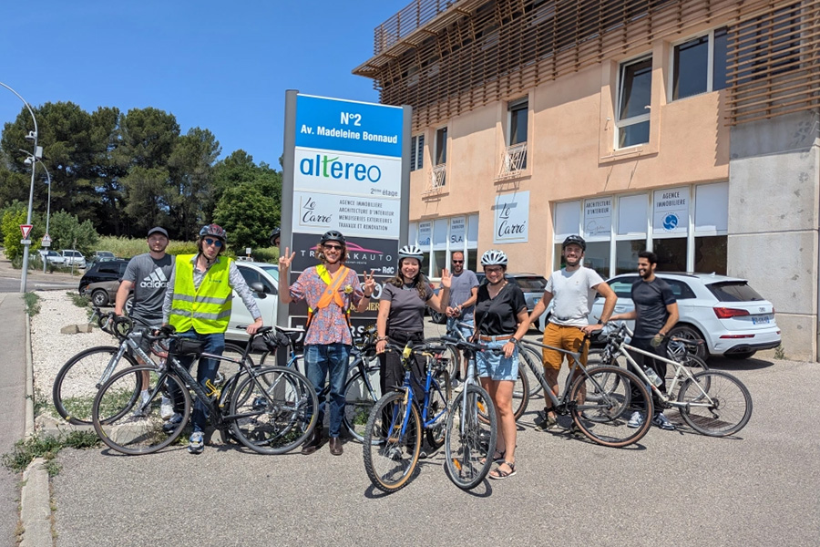 Altereo célèbre la Journée mondiale du vélo à Venelles