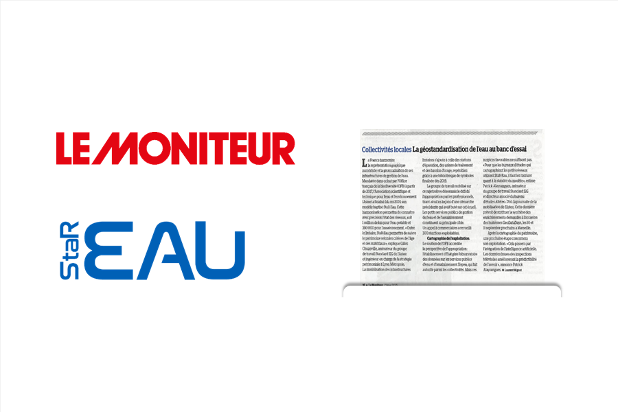 Géostandard StaR-Eau Innovation Stratégie Le Moniteur 2025