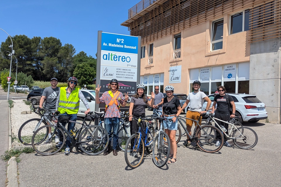 Altereo célèbre la Journée mondiale du vélo à Venelles